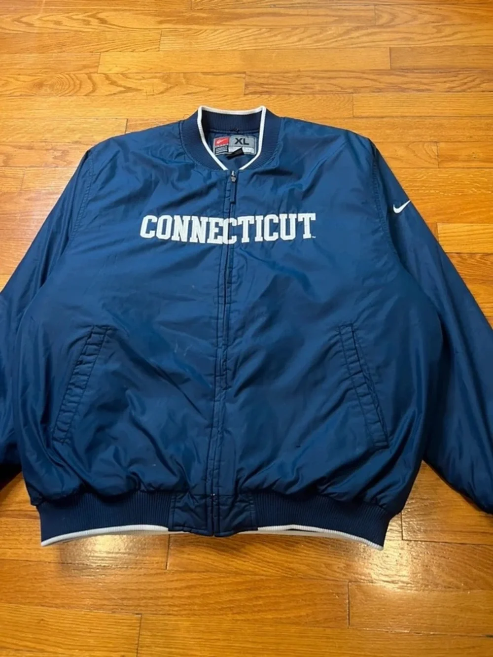Nike Navy CONNECTICUT Bomber Jacket